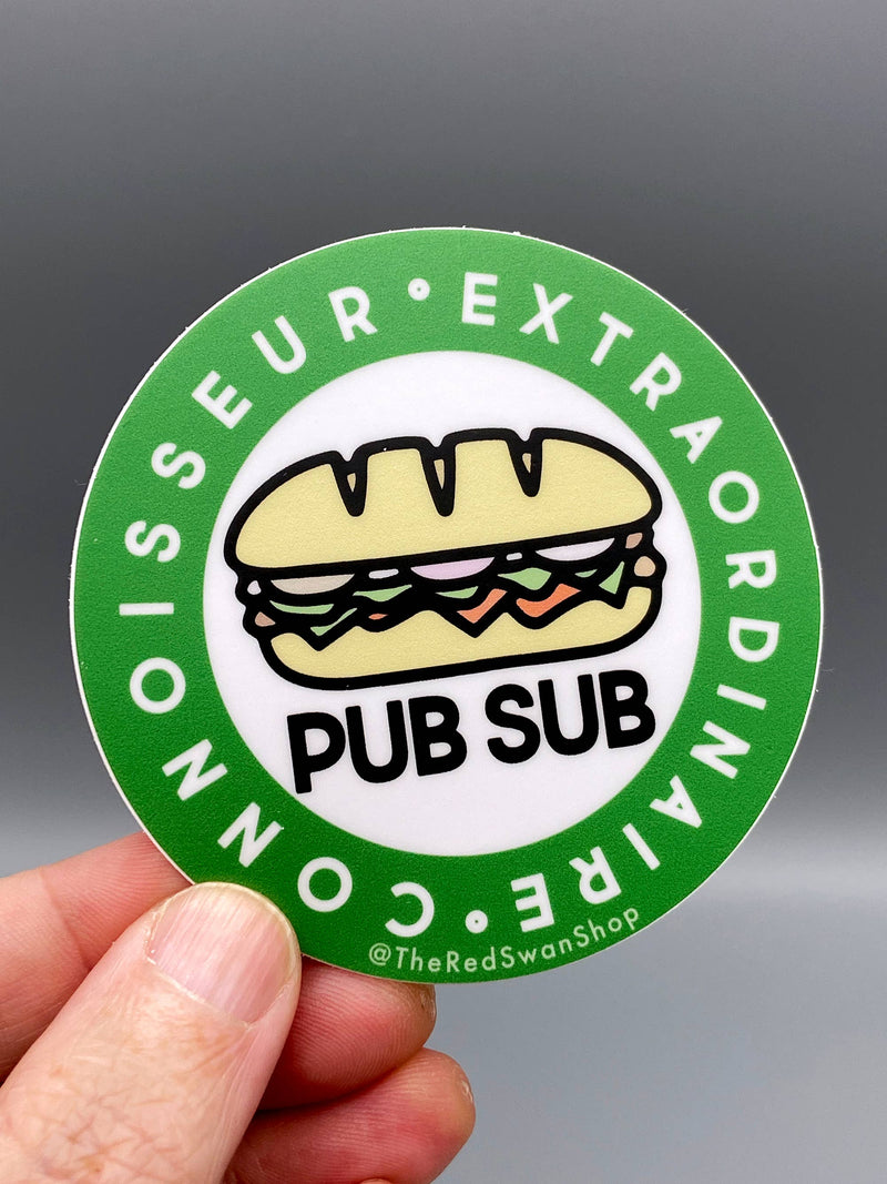 Pub Sub Connoisseur Extraordinaire Sticker