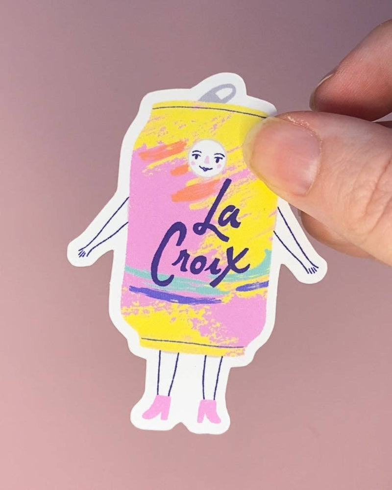 La Croix Girl Sticker