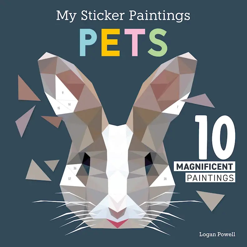 My Sticker Paintings: Pets Paint-by-Sticker Activity Book