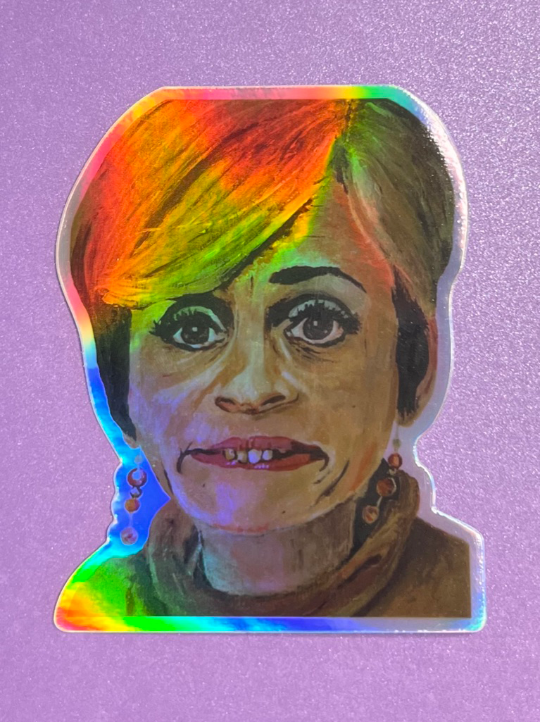 Jerri Blank Acrylic Portrait Sticker (Strangers with Candy)