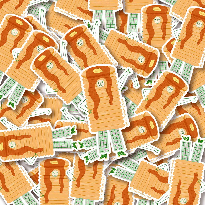 Sammy Shortstack Pancake Sticker