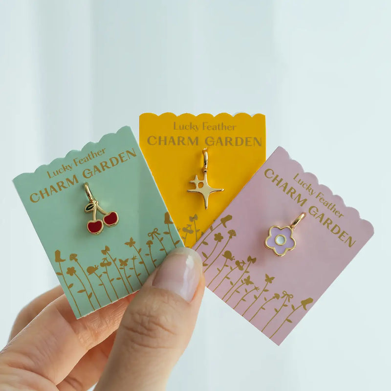 Charm Garden Shaped Charms - Gold