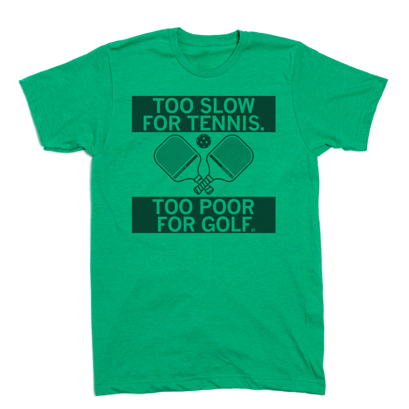Pickleball: Too Slow For Tennis Tee