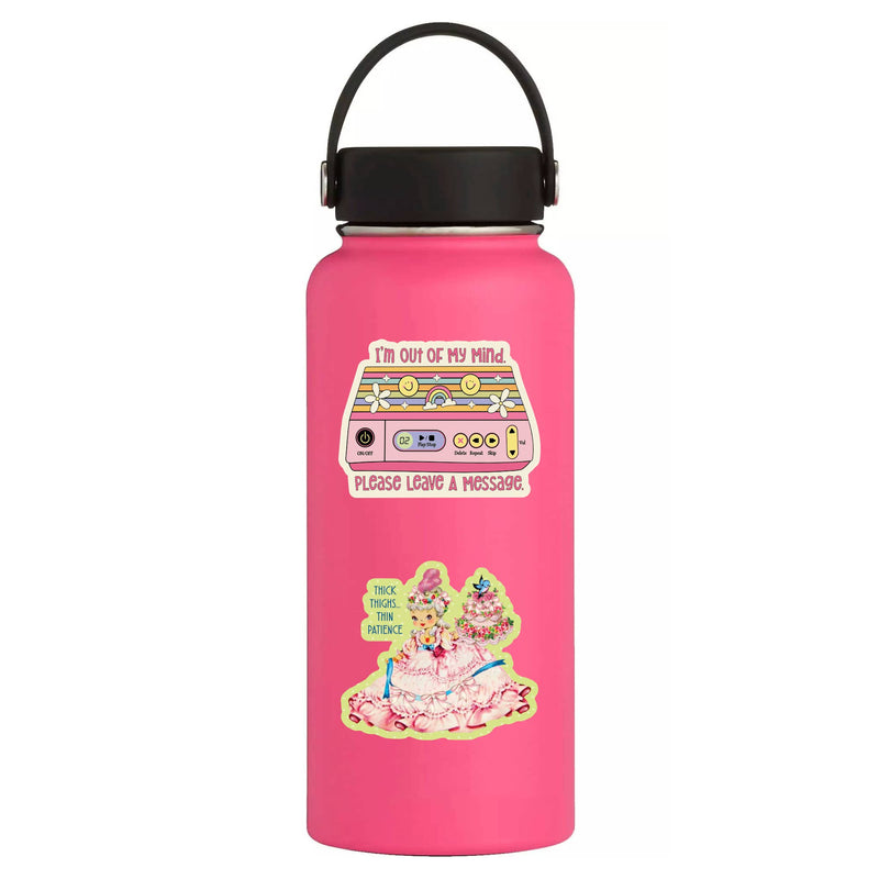 Thick Thighs Thin Patience Sticker