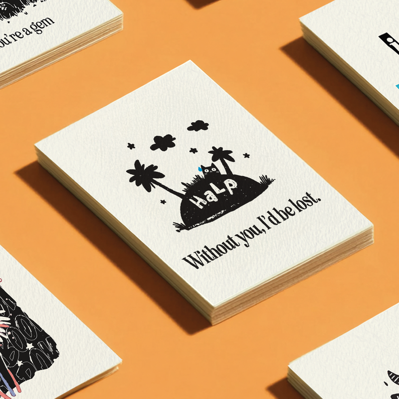 Lost Without You Greeting Card
