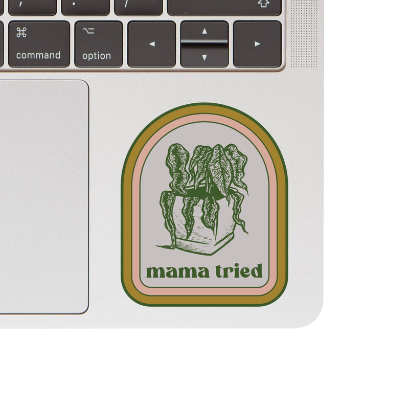 Mama Tried Plant Sticker
