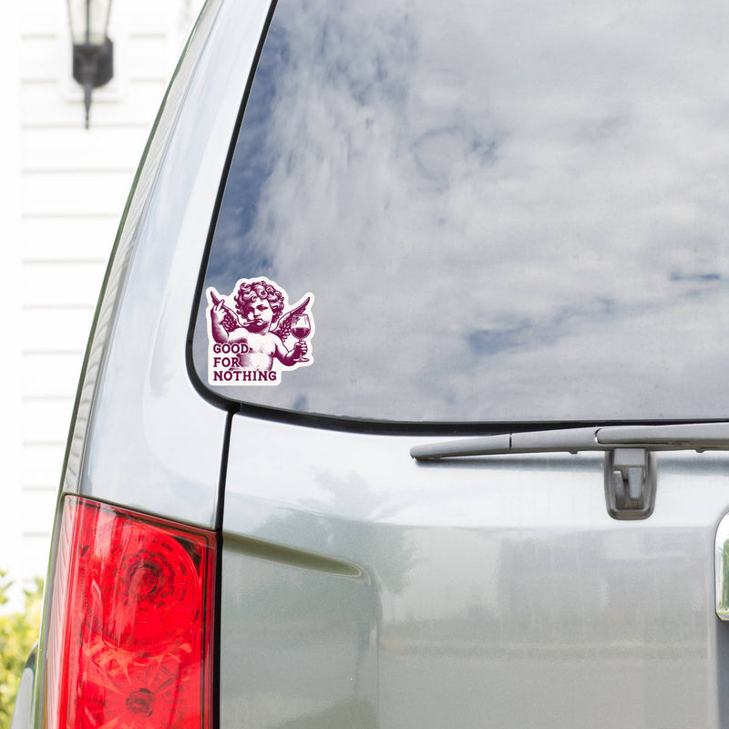 Good For Nothing Angel Sticker