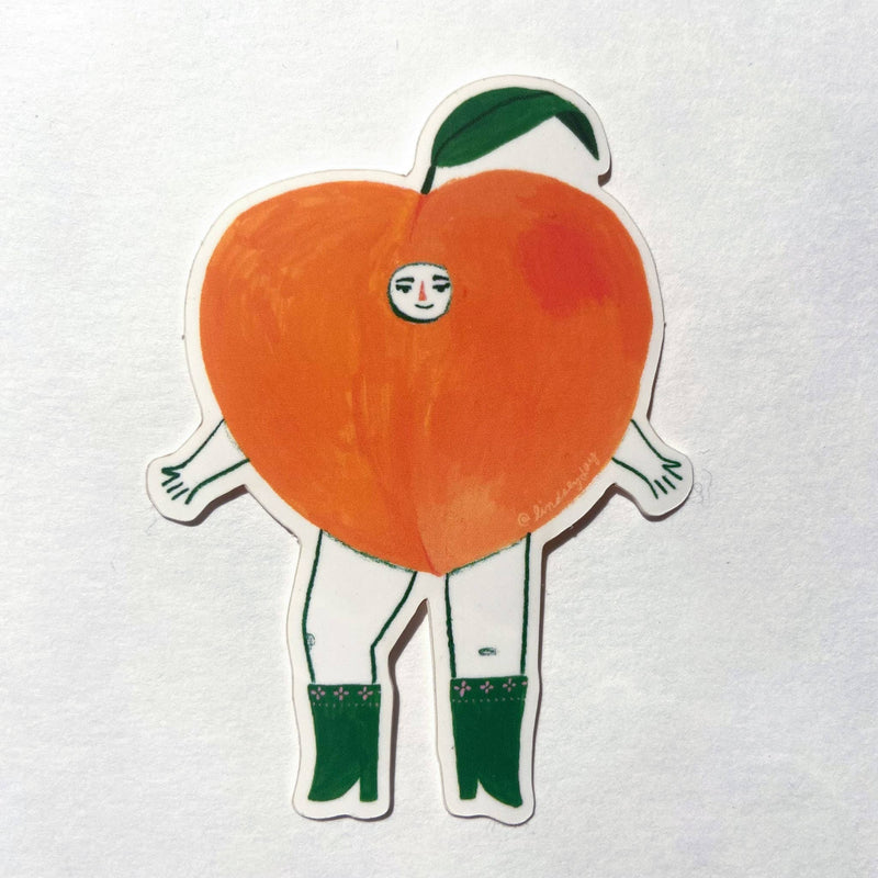 Pepper Peach Sticker
