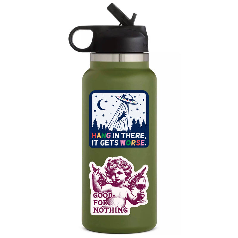 Good For Nothing Angel Sticker