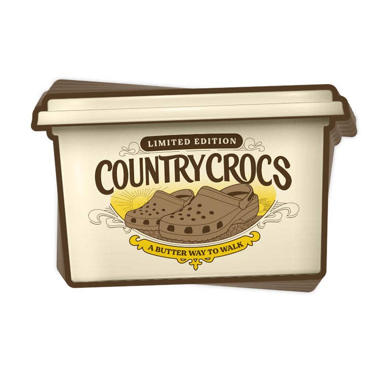 Country Crocs Sticker