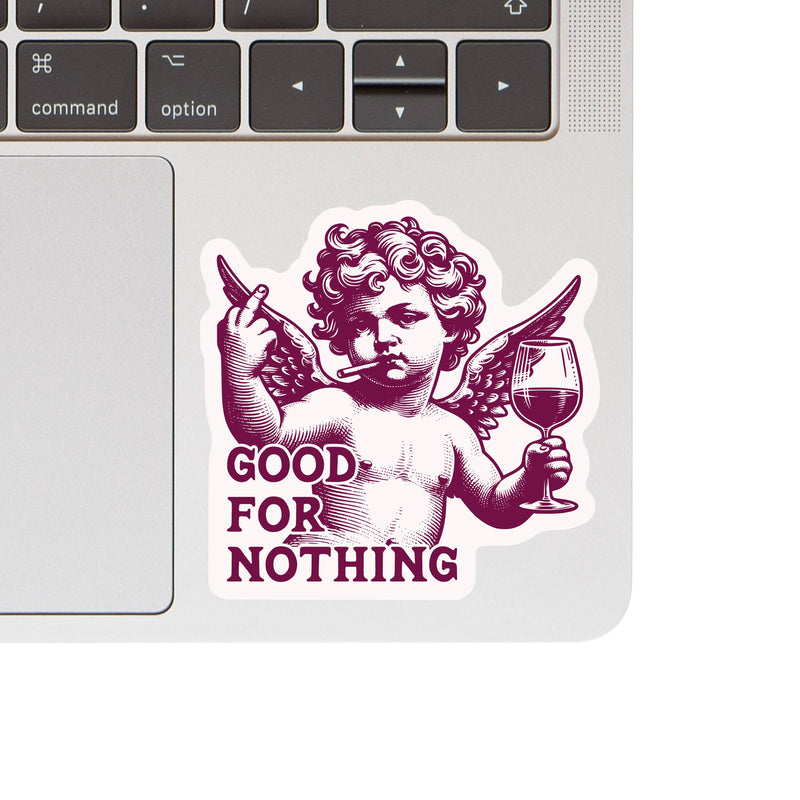 Good For Nothing Angel Sticker