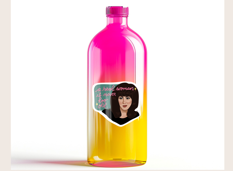 Cher Never Too Old Sticker