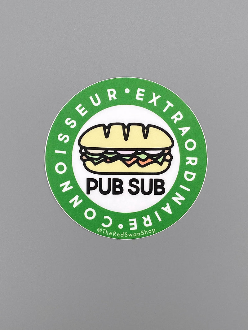 Pub Sub Connoisseur Extraordinaire Sticker