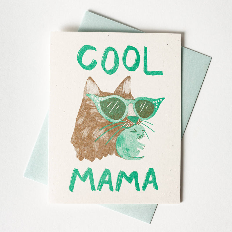 Cool Mama Risograph Card