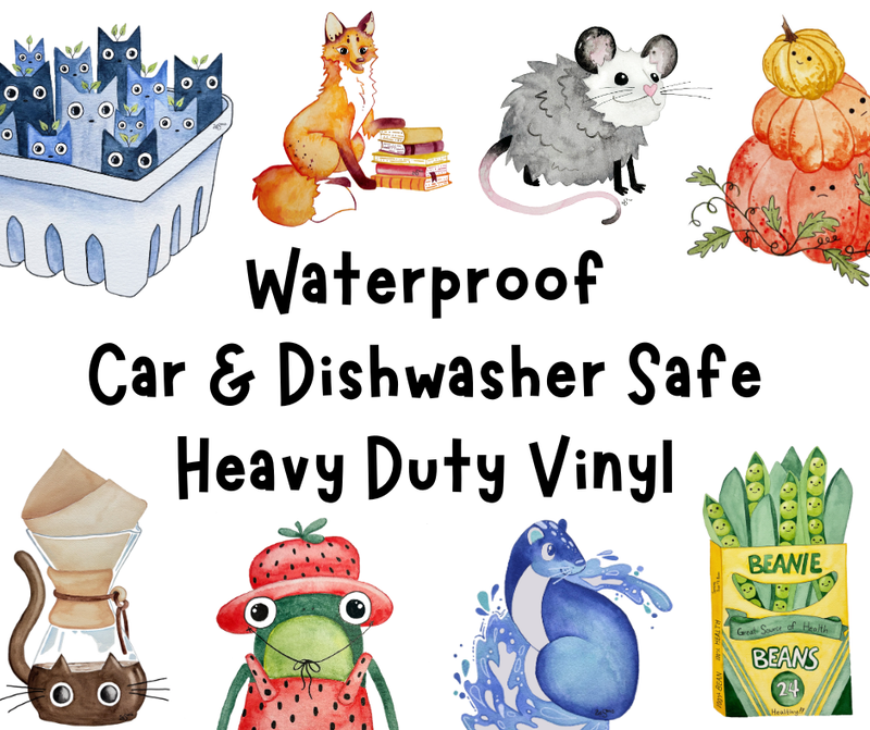 Disco Peach Fruit Stickers