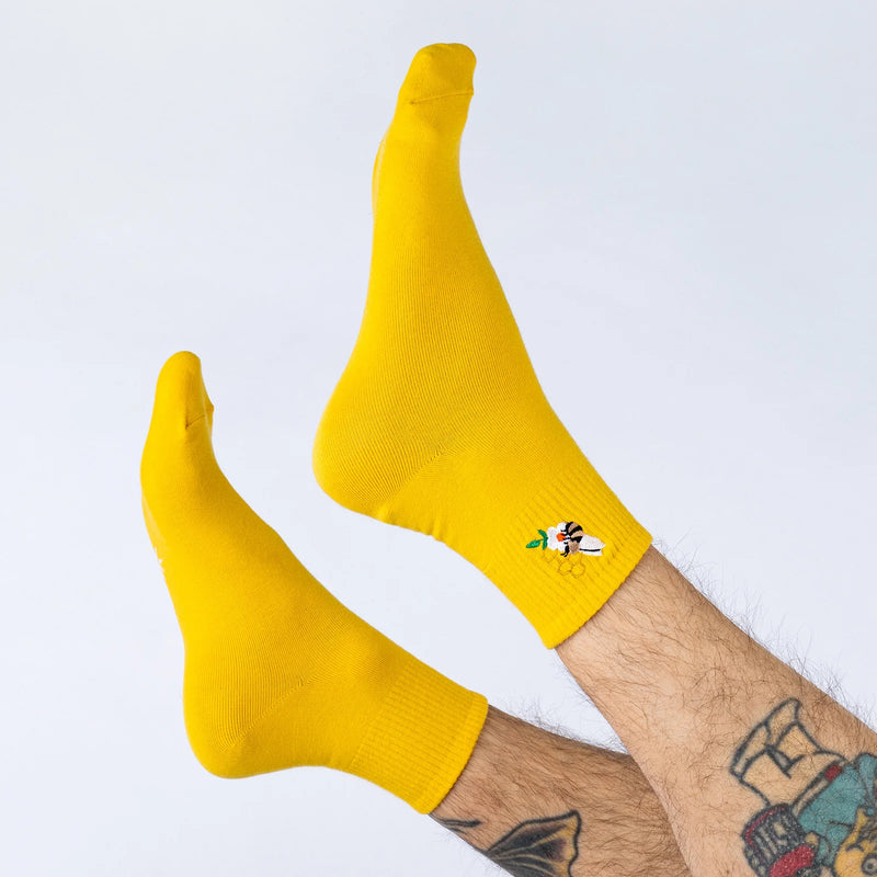 Bee Mine Quarter Sock