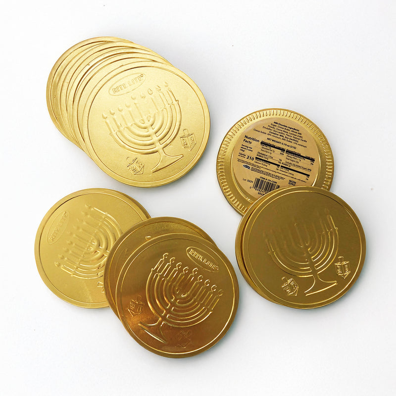 Hanukkah Gelt Milk Chocolate Medallion