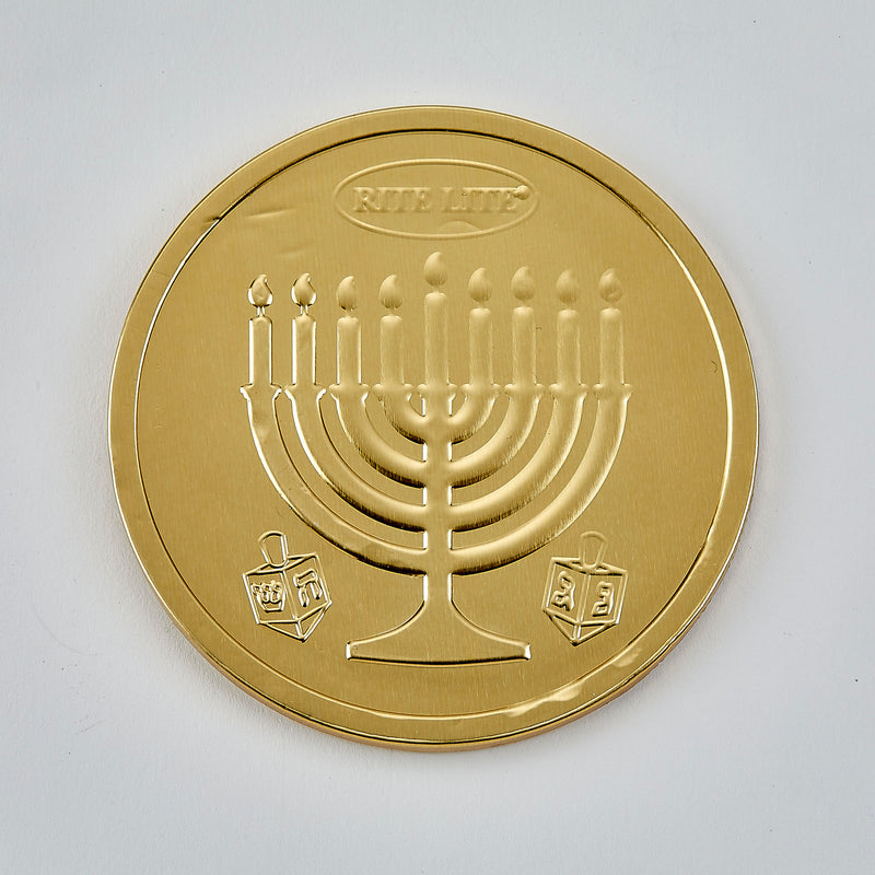 Hanukkah Gelt Milk Chocolate Medallion