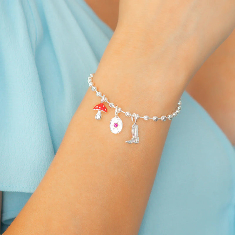 Charm Garden Shaped Charms - Silver