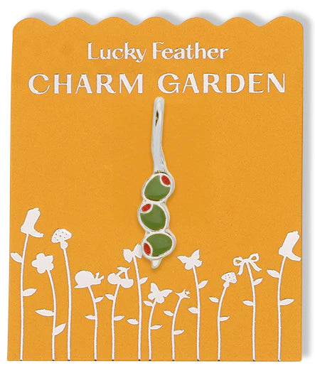 Charm Garden Shaped Charms - Silver