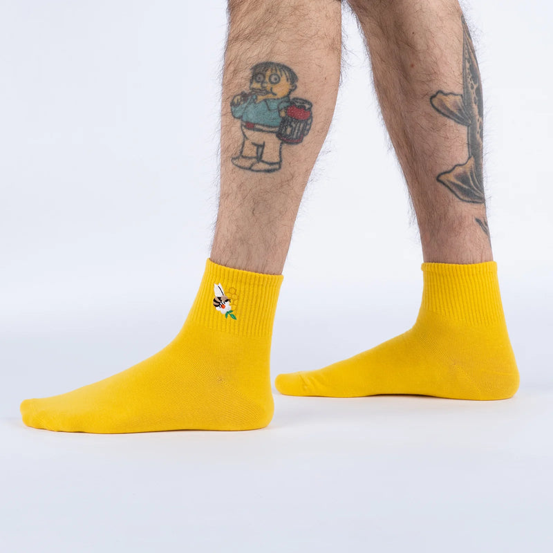 Bee Mine Quarter Sock