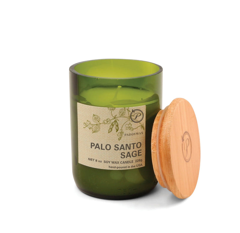Paddywax Eco Green Glass 8oz. Candle
