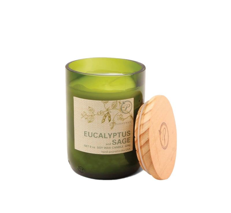 Paddywax Eco Green Glass 8oz. Candle