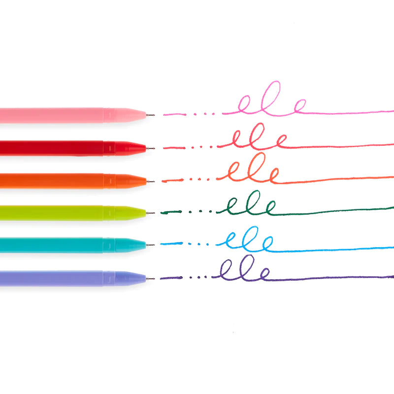 Fine Lines Gel Pens - Set of 6