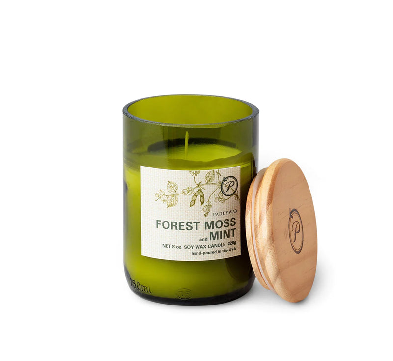 Paddywax Eco Green Glass 8oz. Candle