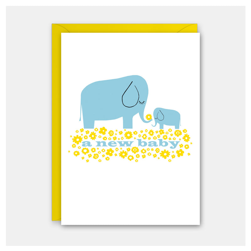 New Baby Elephant Card