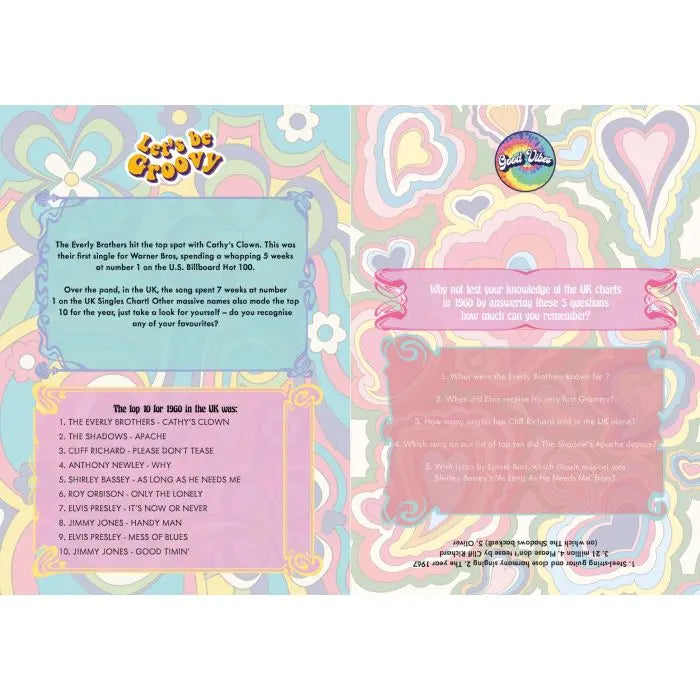 How 60s Are You? Sixties Trivia Book