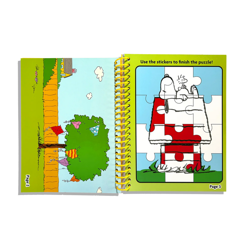 OOLY x Peanuts: Coloring Activity & Sticker Kit
