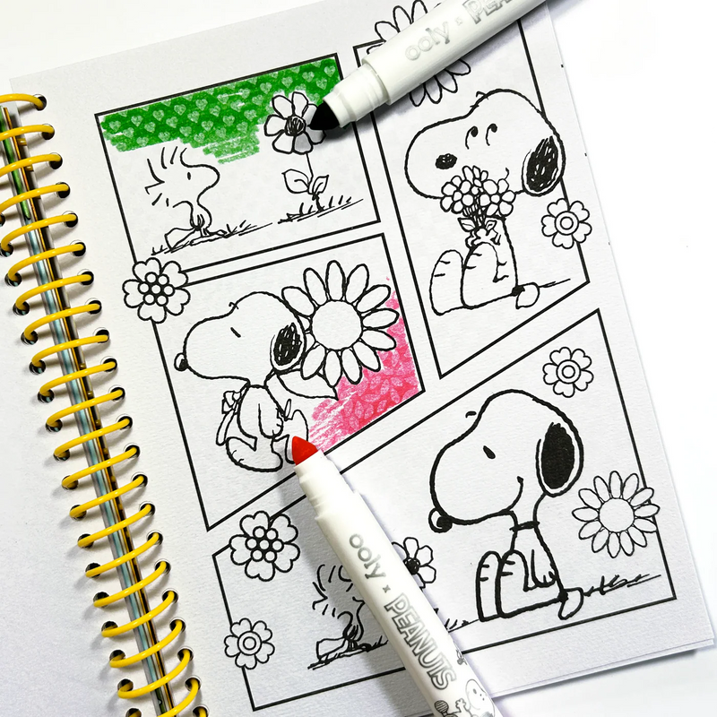 OOLY x Peanuts: Coloring Activity & Sticker Kit