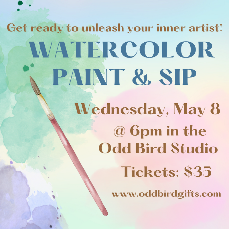 Watercolor Sip & Paint - 5/8