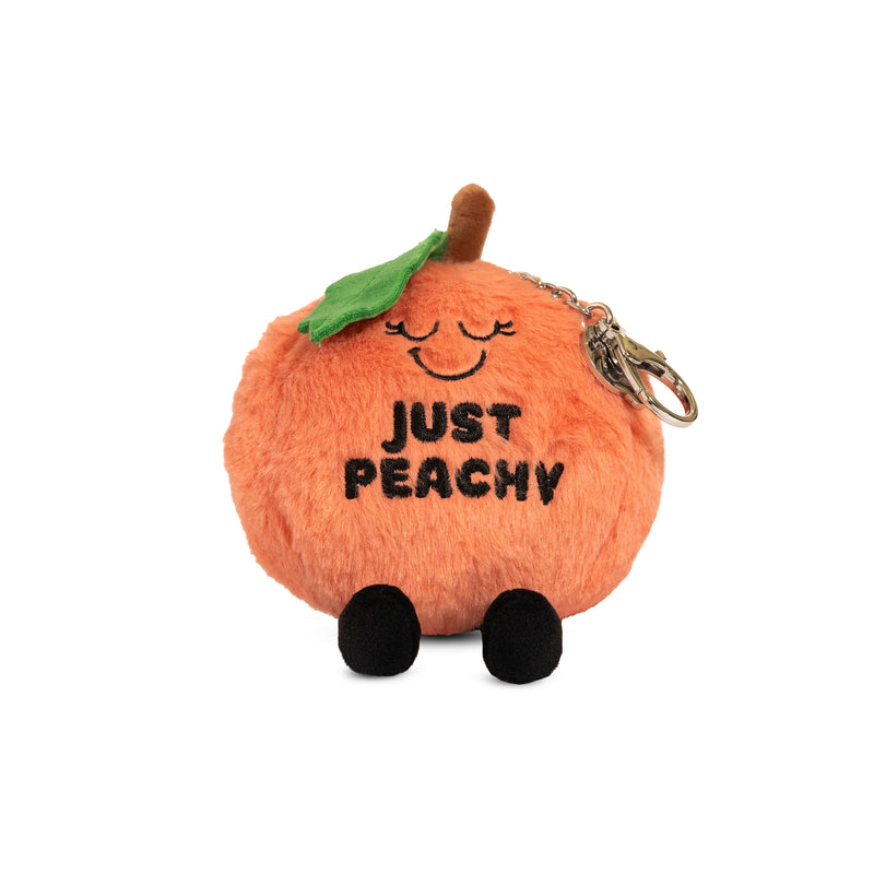 Punchkins Plush Keychain - Just Peachy