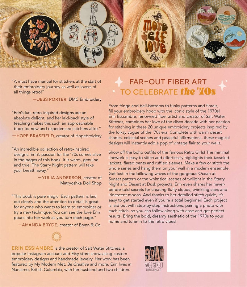 Retro Girl Embroidery Book