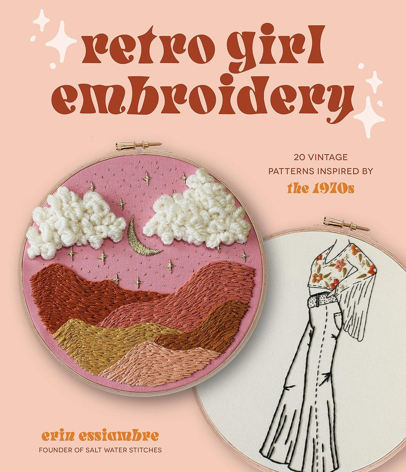 Retro Girl Embroidery Book