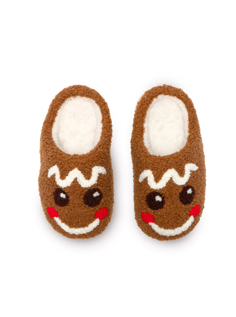 Gingerbread Kids Slippers