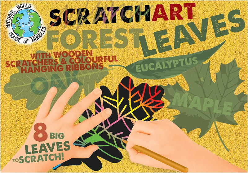 Scratch Art Leaves