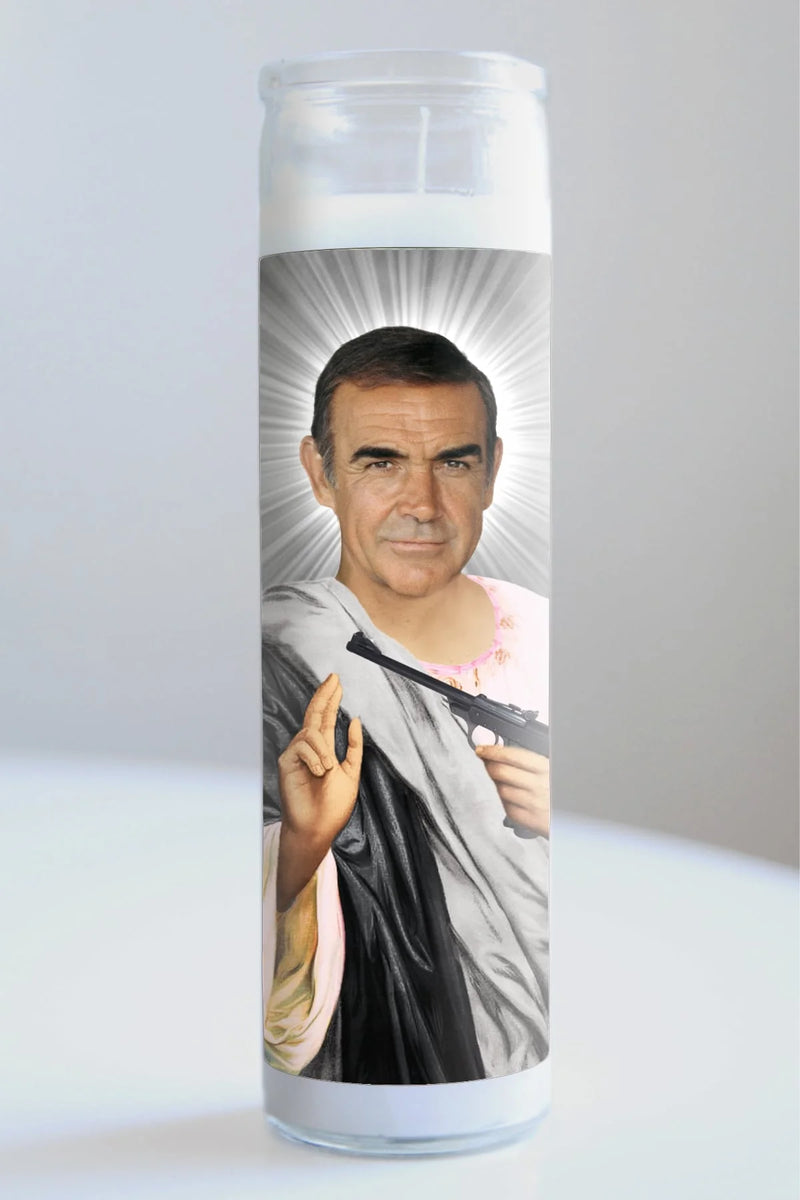 Sean Connery (James Bond) Prayer Candle