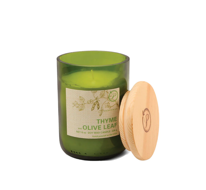 Paddywax Eco Green Glass 8oz. Candle
