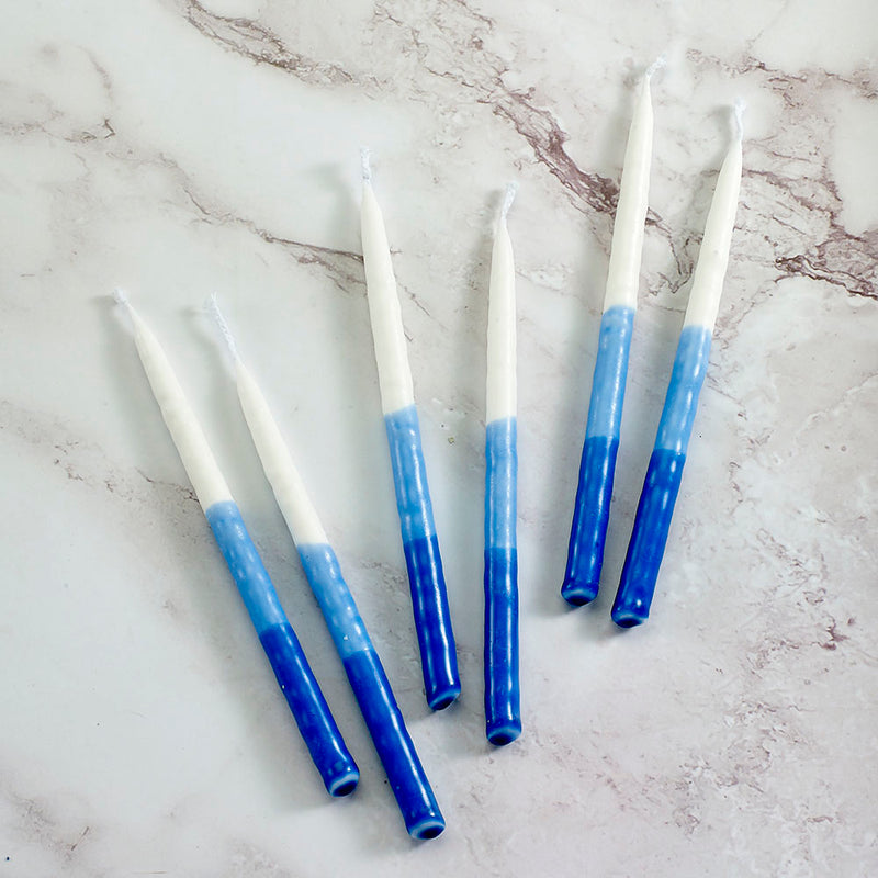 The Half Box - 24-Pack Hanukkah Candles (3 Styles)