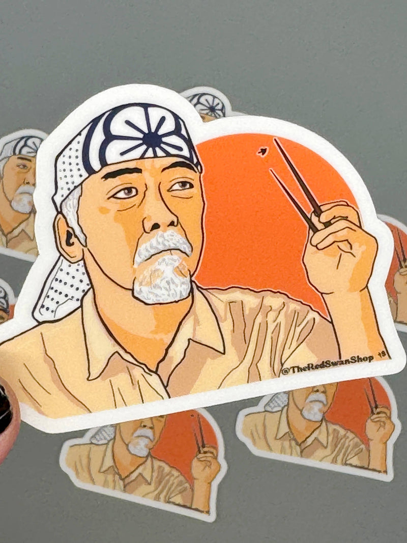 Mr. Miyagi Sticker