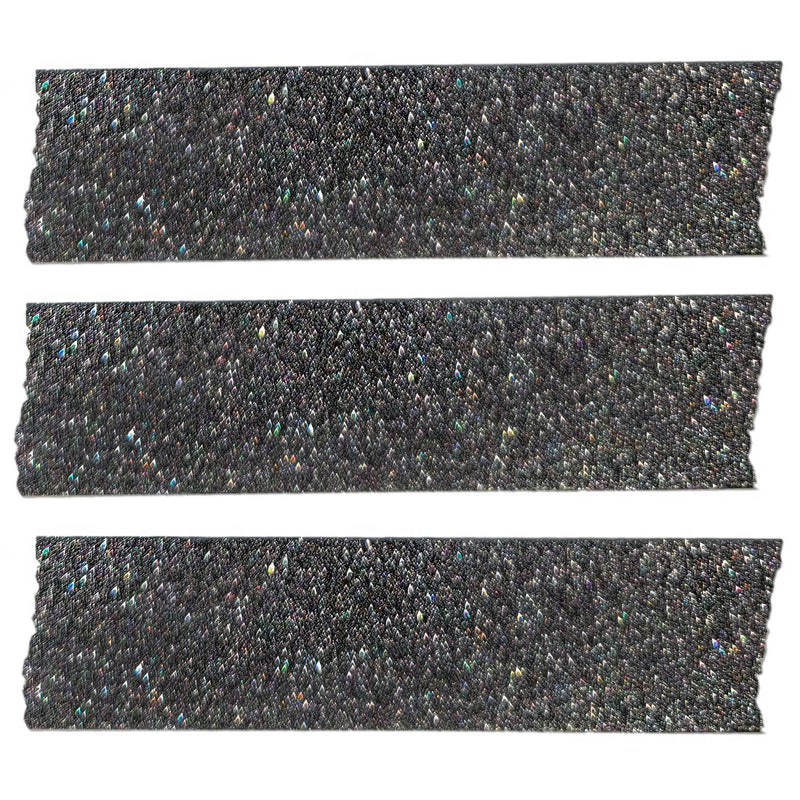 Black Glitter Tape