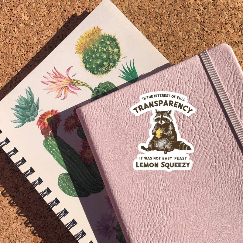 It Was Not Easy Peasy Lemon Squeezy Sticker