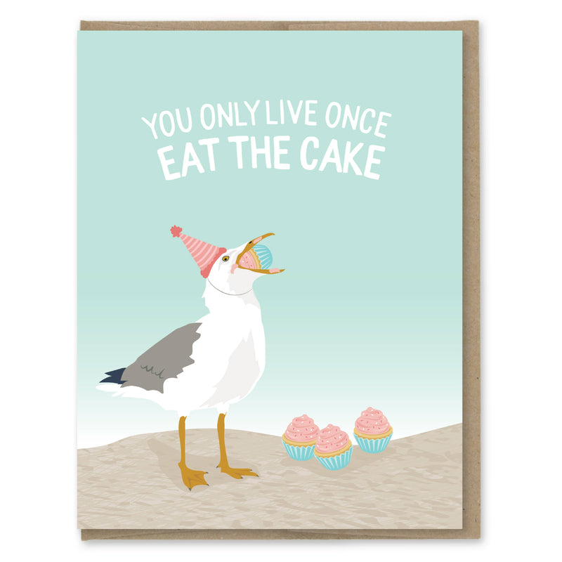 Eat the Cake Birthday Card