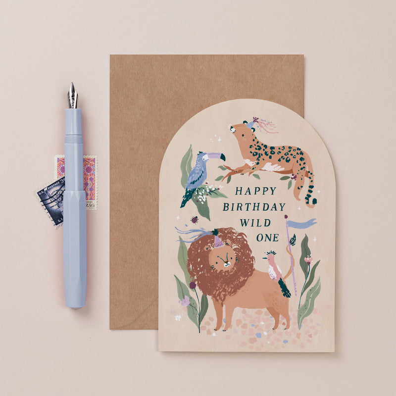 Wild One Birthday Card