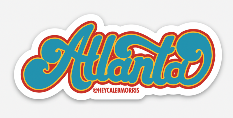 Atlanta Swoosh Sticker
