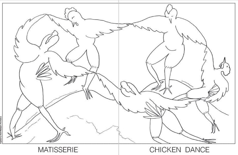 The Art Chicken Coloring Book