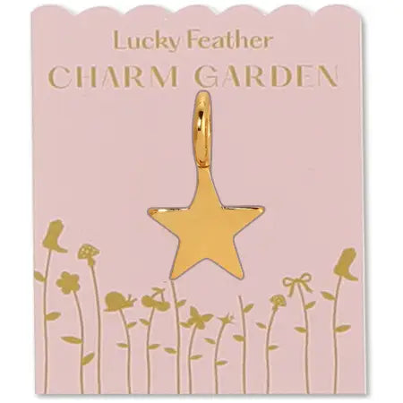Charm Garden Shaped Charms - Gold